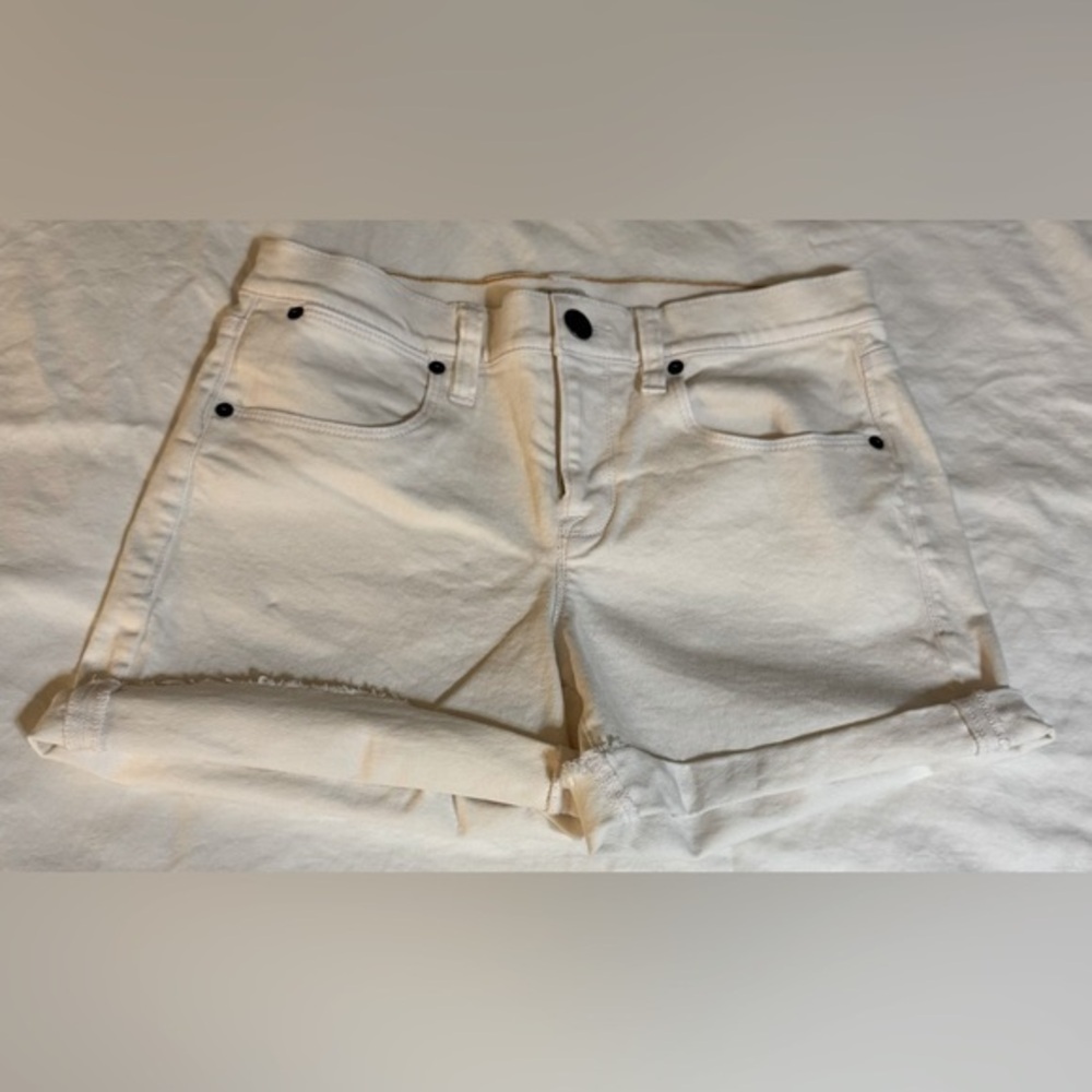 EUC J.Crew Factory White Denim Shorts (26)